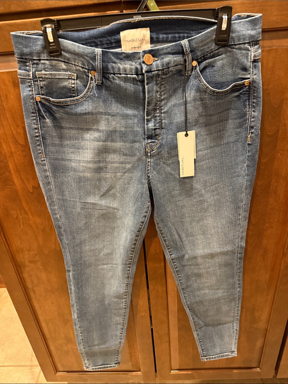 Habitual Women's Medium Wash Skinny Jeans